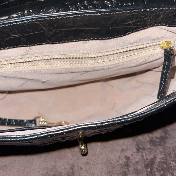 Black Leather Brahmin Bag - Picture 4 of 5